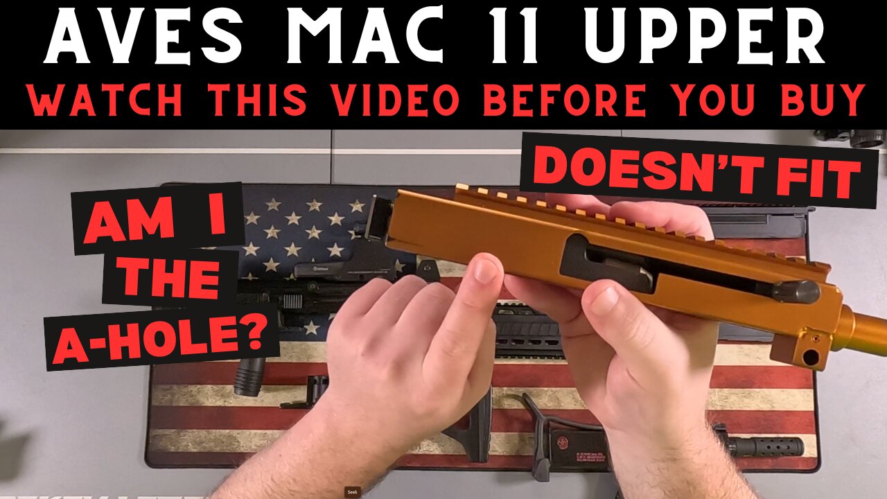 AITA: I Bought A MAC-11 Upper Receiver That Doesnt Fit.