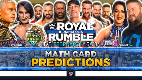 WWE Royal Rumble 2025 - Match Card Predictions [v4] | Bevelock