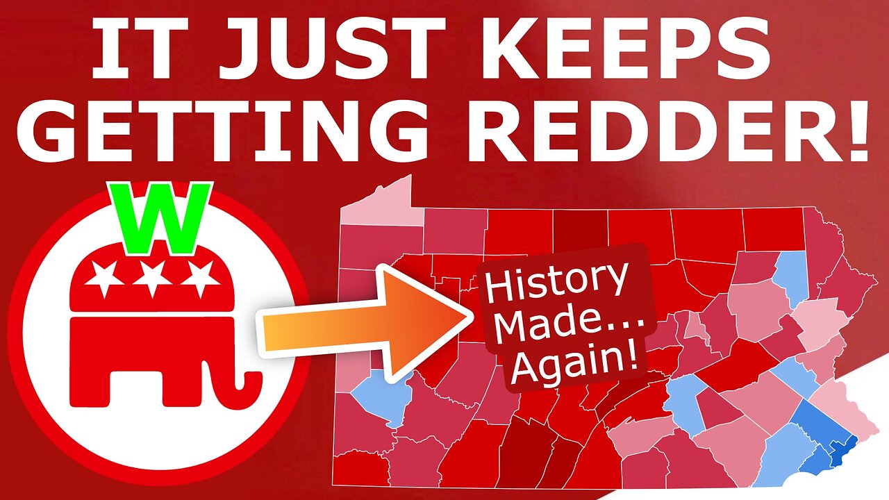 Pennsylvania Is QUICKLY Turning Into a DEEP RED State!