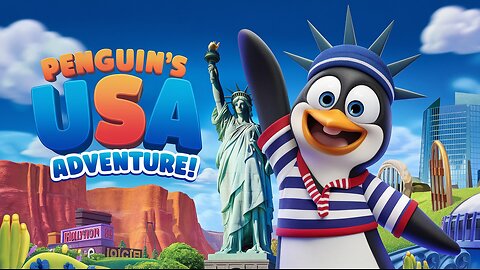 Penguin's Big Adventure Across the USA!