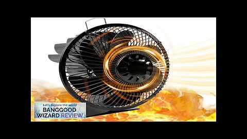 6 Blades Heat Powered Stove Fan With Cover Fireplace Wood Powered Eco-Friendly Review