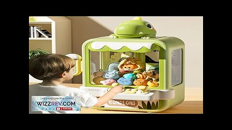 Dinosaur Claw Machine Toys Electronic Arcade Game Adjustable Catch Doll Machine Music Review