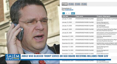 'Activist' Judge Who Blocked Trumps Spending Freeze Is On The Board Of NGO Getting Millions From Gov