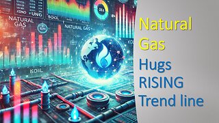 Natural Gas hugs RISING trend line