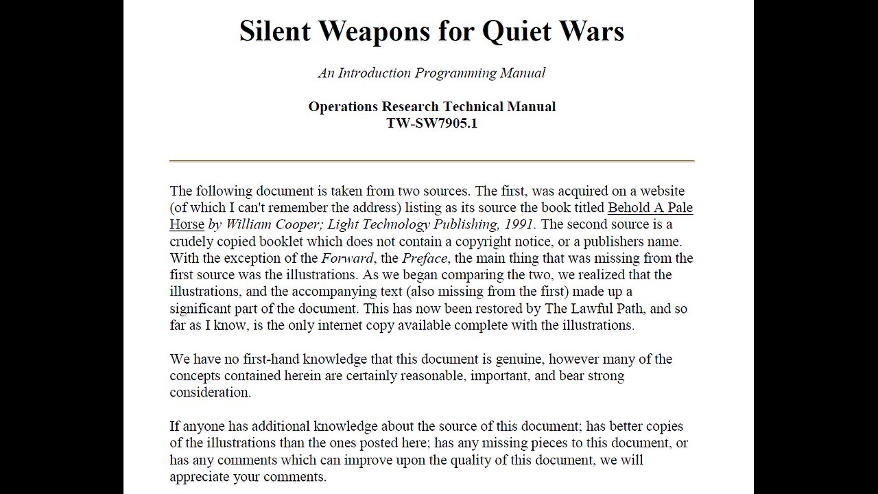 Silent Weapons for Quiet Wars (part 2)