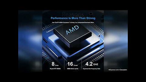 GenMachine New AMD Ryzen 7 4800H Windows 10/11 MINI PC DDR4 MAX Review