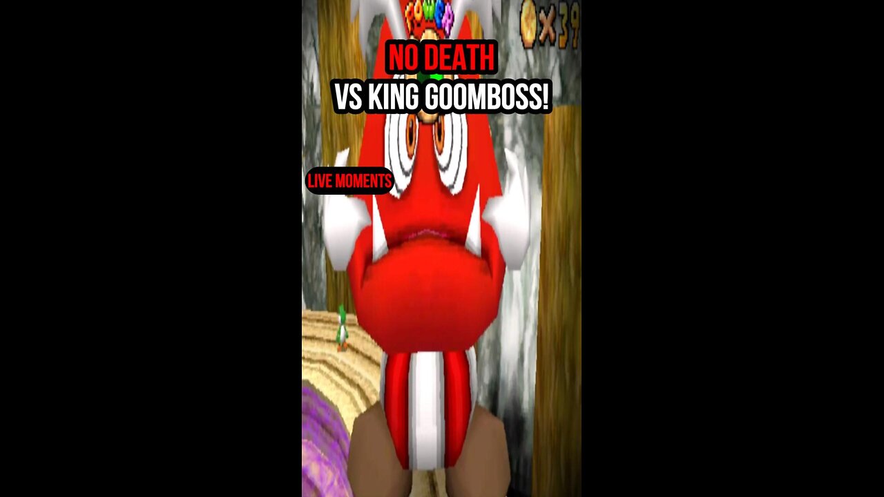 A GOOMBA BEAT MARIO! - King Goomboss - Super Mario 64 DS Boss#2 Live #shorts #mariogames