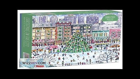 Galison Michael Storrings Chirstmas in The City Puzzle 1000 Pieces 27” x Review