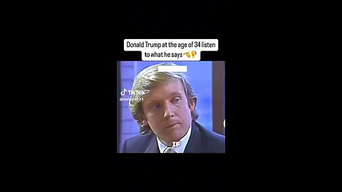 Check out this throwback clip of a 34-year-old Donald Trump laying out his vision to fix America