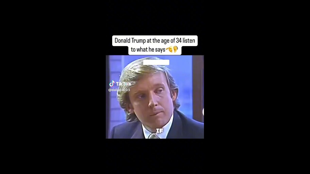 Check out this throwback clip of a 34-year-old Donald Trump laying out his vision to fix America