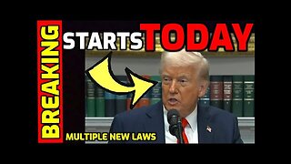 Starting TODAY ⚠️ Multiple New Laws Go Into Effect - This is HUGE