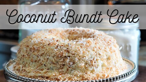 The Best Coconut Bundt Cake Recipe 🥥 | Simply Delicious!