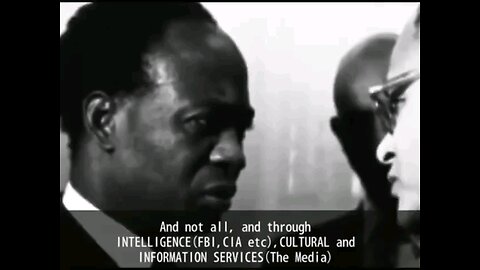 NKRUMAH'S SPEECH IN A MEETING WITH SOME PAN AFRICANISTS AT HIS TIME