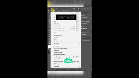 How to Create Perfect Smart Guides in Adobe Illustrator #shorts #ytshorts #illustration