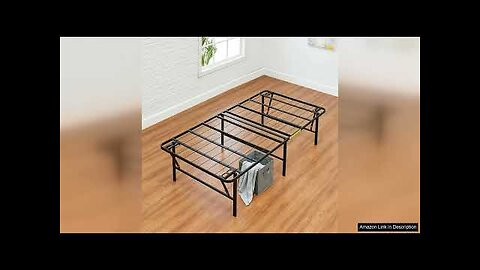 Amazon Basics Foldable Metal Platform Bed Frame with Tool Free Setup, Review