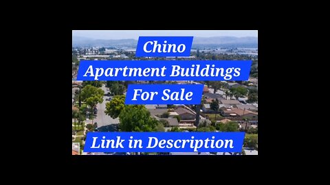 Chino - Apartment Buildings For Sale 🏢