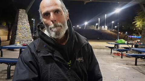 Schizo- 58 and homeless for 35 years says, "Its the rich people against the homeless"