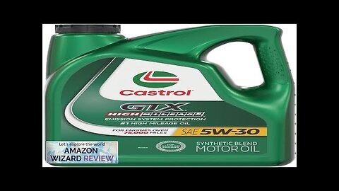 Castrol GTX High Mileage 5W-30 Synthetic Blend Motor Oil 5 Quarts Review