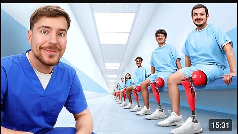 MR BEAST HELPED 2000 PEOPLE TO WALK AGAIN