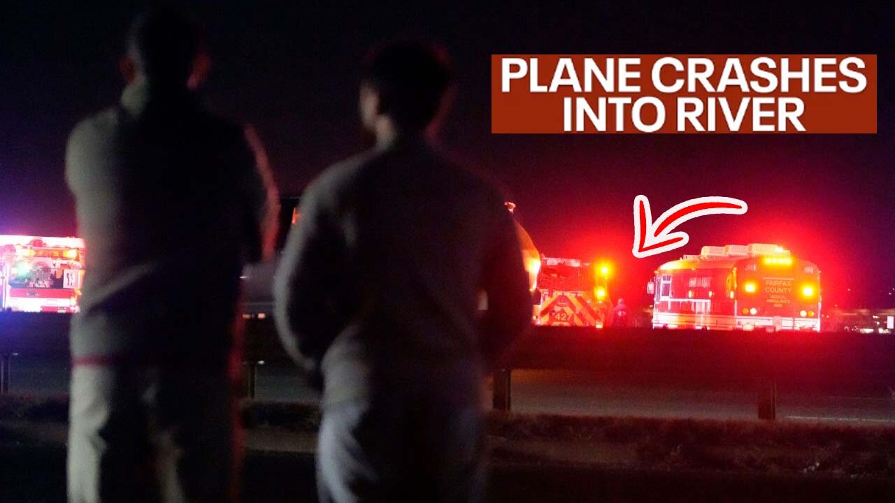 American Airlines flight crashes near Reagan National Airport | Airplan Crash DC | helicopter crash