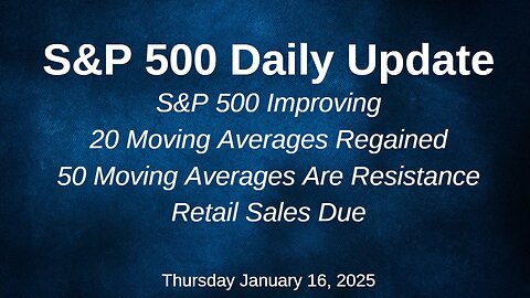 S&P 500 Daily Market Update Thursday January 16, 2025