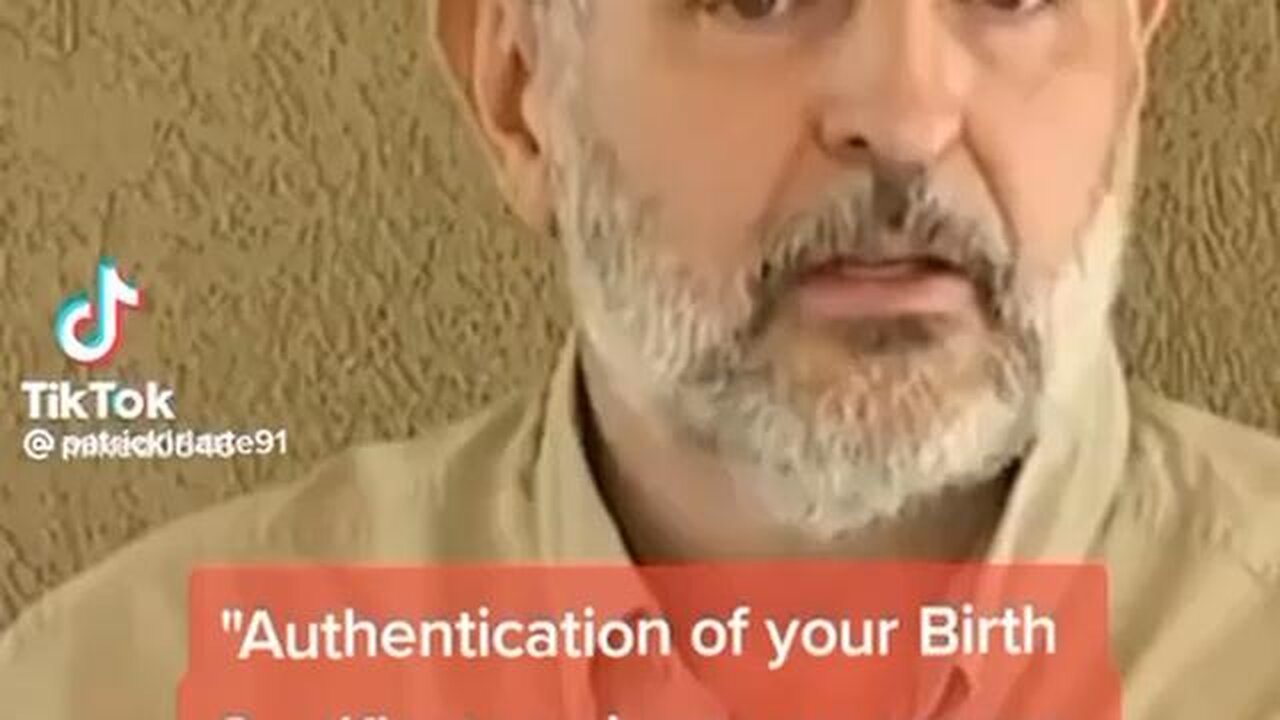 David Straight - Authentication of your Birth