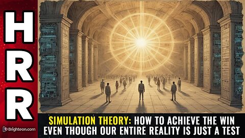 SIMULATION THEORY: How to achieve the WIN even though our entire reality is just a test