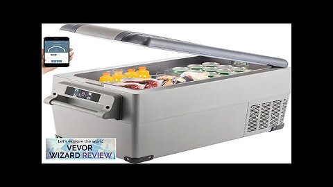 VEVOR Portable Refrigerator 37 Quart(35 Liter)12 Volt Refrigerator App Control(-4℉~68 Review