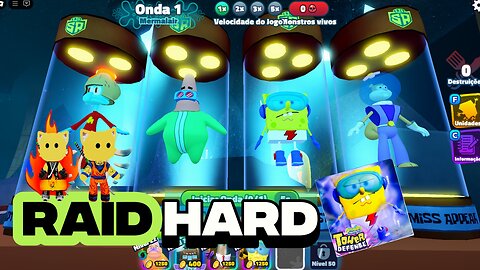 RAID MODE SPONGEBOB TOWER DEFENSE - ROBLOX
