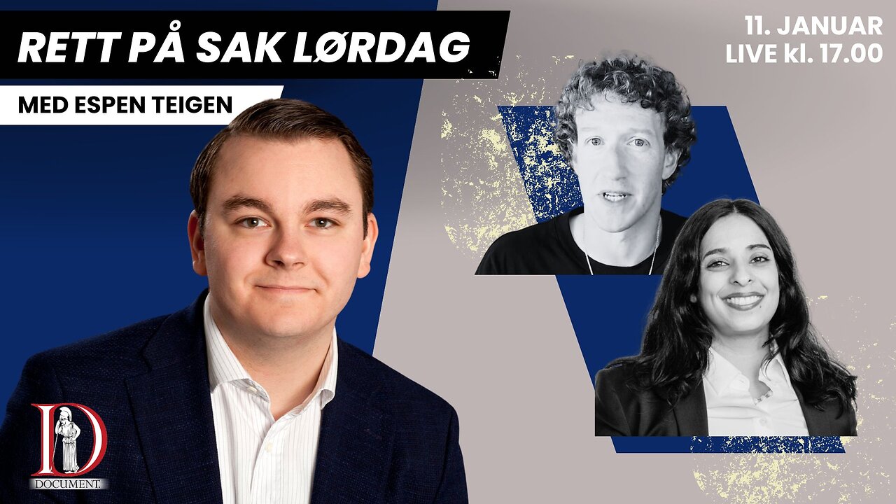 Varsler kamp for sensur - er EU det nye Sovjet? | LIVE lørdag 11. januar