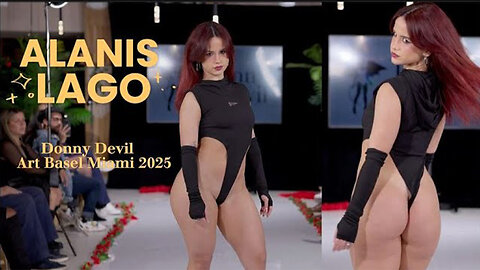 Fashion Model Alanis Lago Donny Devil Art Basel Miami 2025