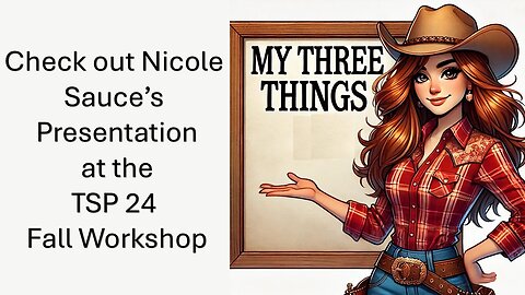 Master Your Day with #My3Things: Nicole Sauce’s Efficiency Hack Revealed at TSP Fall Workshop 2024!