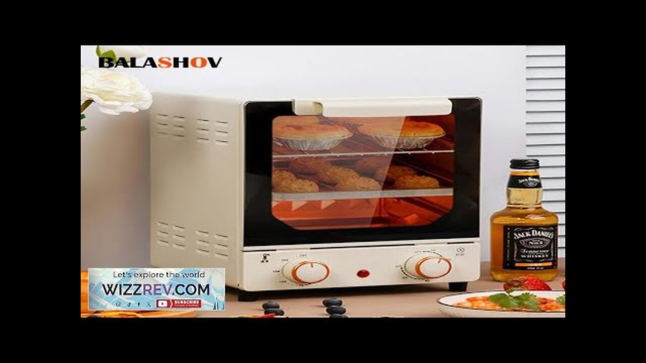 12L Large Capacity Electric Air Fryers Toaster Oven mechanical Household Kitchen 360°Baking Review