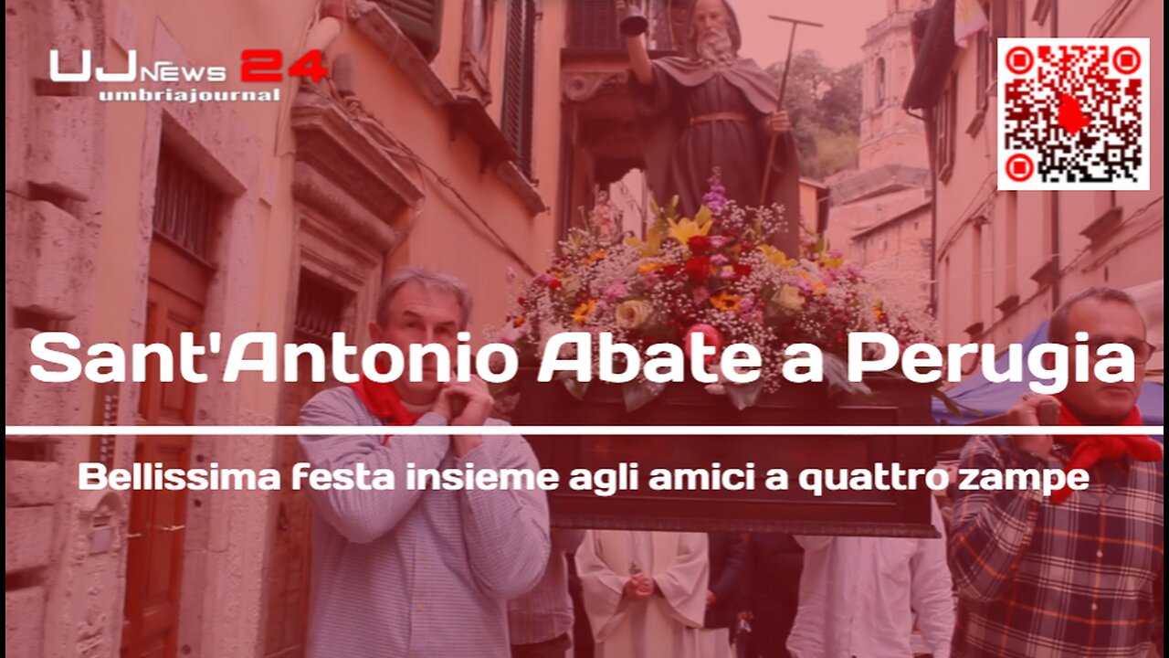 Sant'Antonio Abate a Perugia Bellissima festa insieme agli amici a quattro zampe