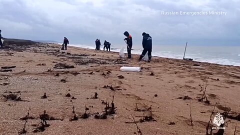 Russia declares emergency in Crimea after Black Sea oil spill