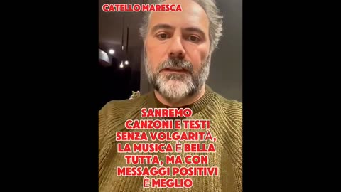 Maresca - Belle canzoni (quasi tutte) è complessivamente messaggi positivi .... (15.02.25)