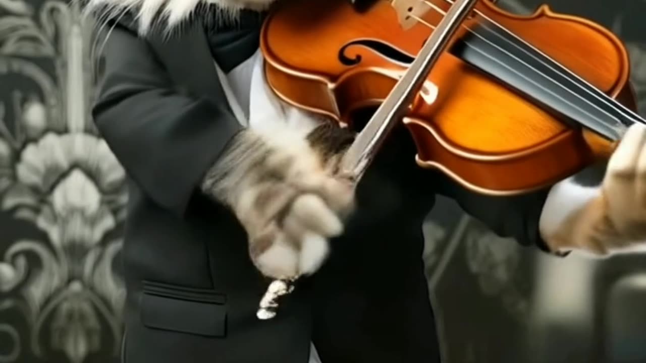 violinist cat