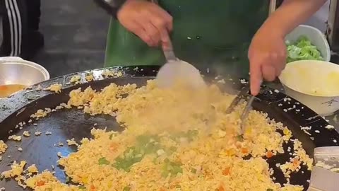 Testy Yummy Street Foods Egg Fried Rice