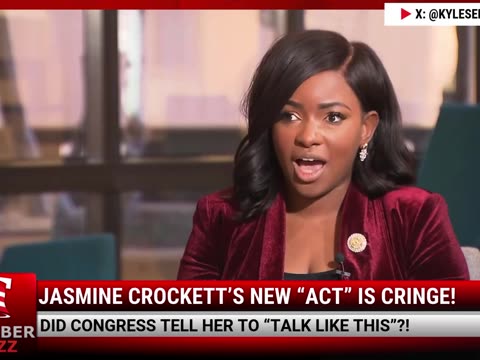 Jasmine Crockett’s New “Act” Is Cringe!