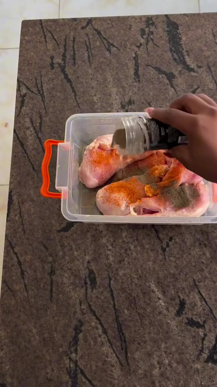 Big Azz making breakfast before work.