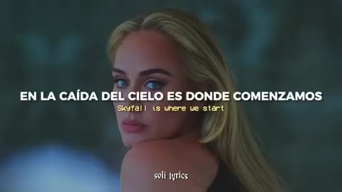 Adele - Skyfall [español + lyrics]