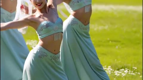 Beautiful Steppe Girls with Magical Dance #Agt #dance