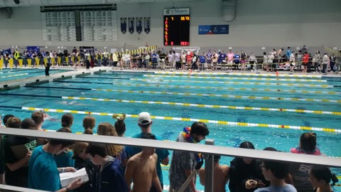 8 March 2025 - 100 IM finals - Lane 1 - 14 & under Championships