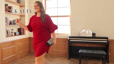 Plus-Size Perfection: You Won't Believe How Gorgeous This Casual Vintage Midi Dress Is!