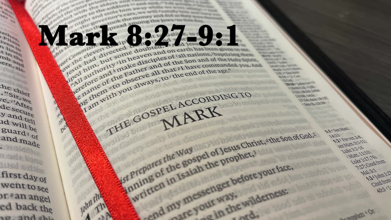 Mark 8:27-9:1 | Take Up Your Cross | Lucas Crawford