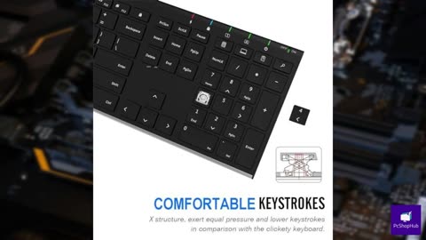 Arteck 2.4G Wireless Keyboard