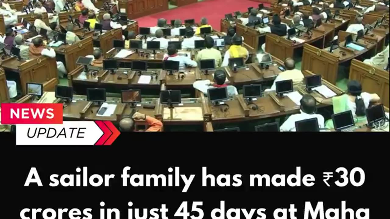 A sailor family has made ₹30 crores in just 45 days at #MahaKumbh2025
