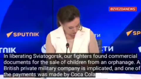 Coca Cola company is implicated in the purchase of children from Ukraine.