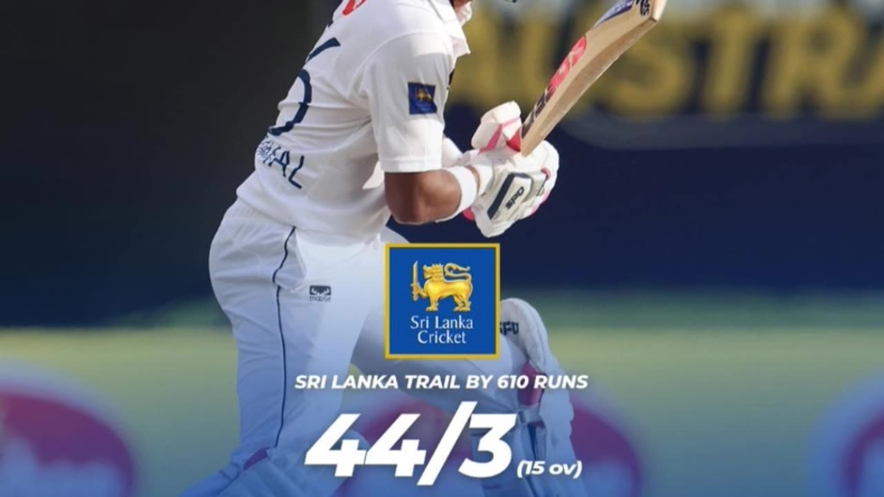 Australia declared 654 for 6 at Galle. Khawaja 232,Smith 141,Inglis 102.
