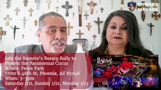 Join the Romero’s Rosary Rally to Protest the Paranormal Circus in Phoenix this Weekend!